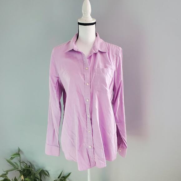 Banana Republic Purple Dillon Button Down Shirt L - Picture 1 of 7